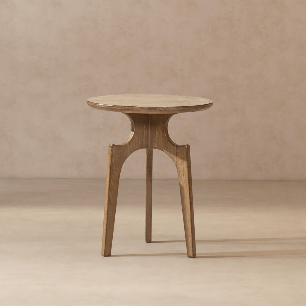 Carmel 22" Round Reclaimed Pine Side Table
