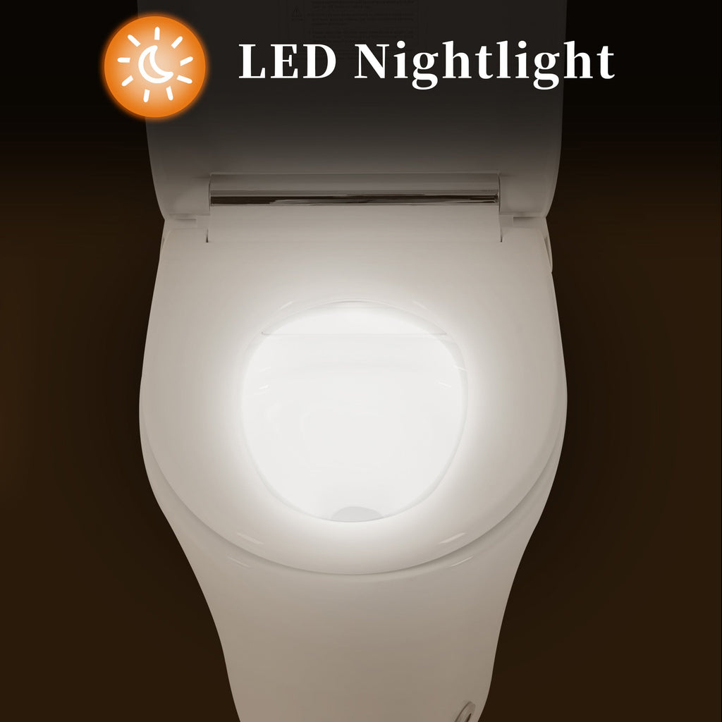 Smart Toilet with Built-in Heated Seat