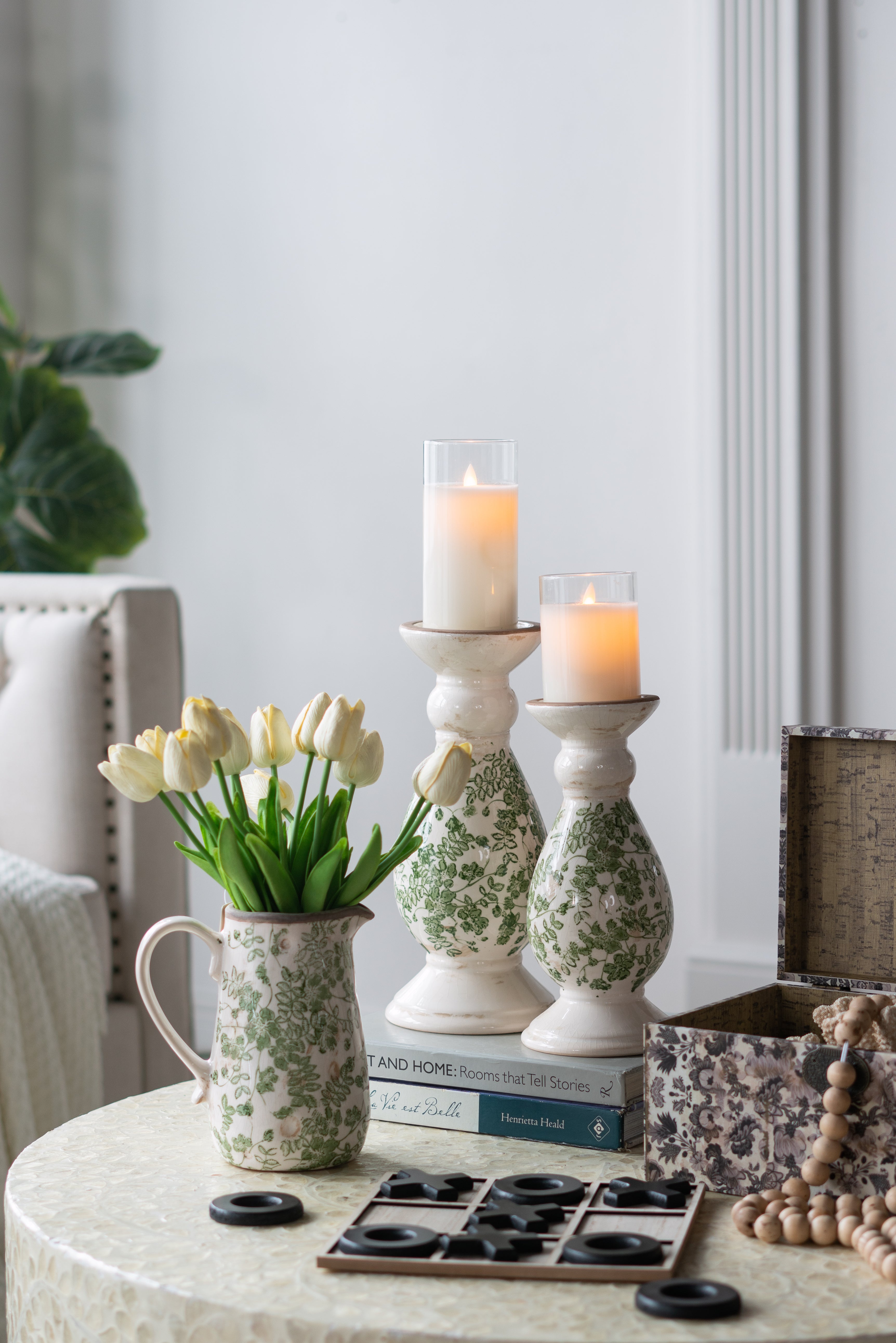 Vintage Farmhouse Candle Holder