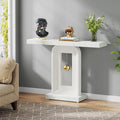 Modern Console Table with Geometric Base