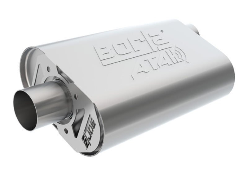 Borla CrateMuffler LS3 ATAK 2.25in Offset/Offset 14inx4.35inx9in Oval Muffler 400945