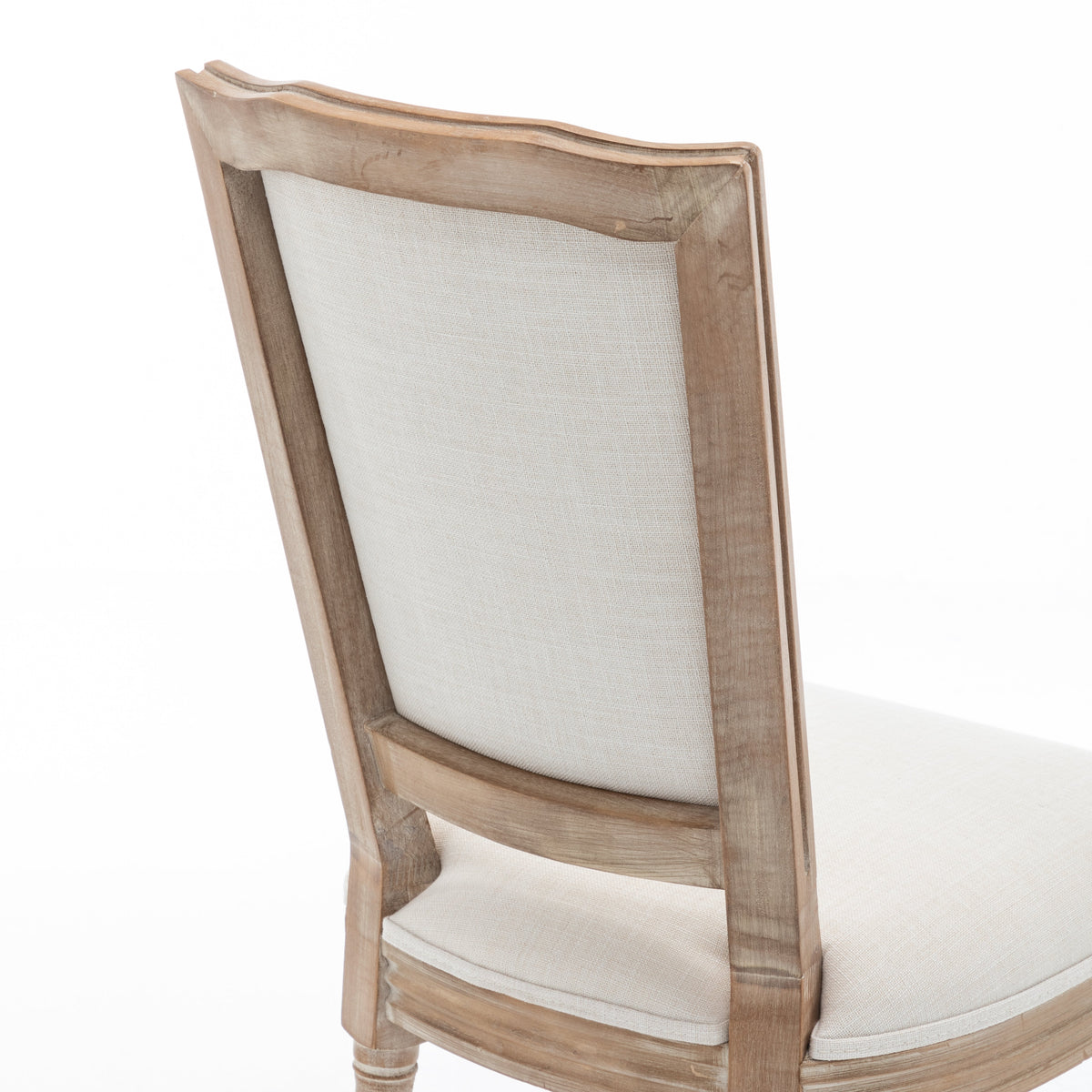 Farmhouse Solid Wood Frame Dining Chairs with Cushioned