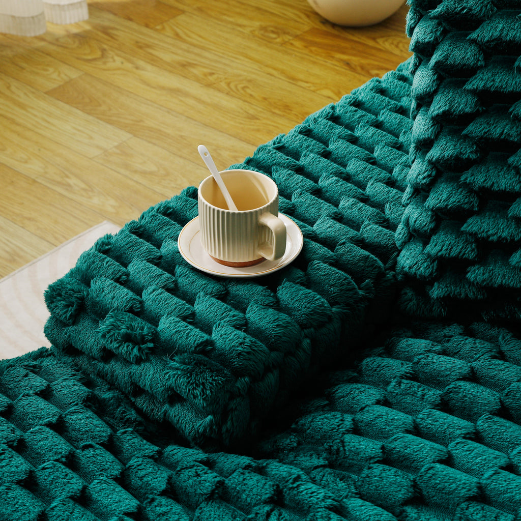 Green Turtle Velvet Versatile Sofa