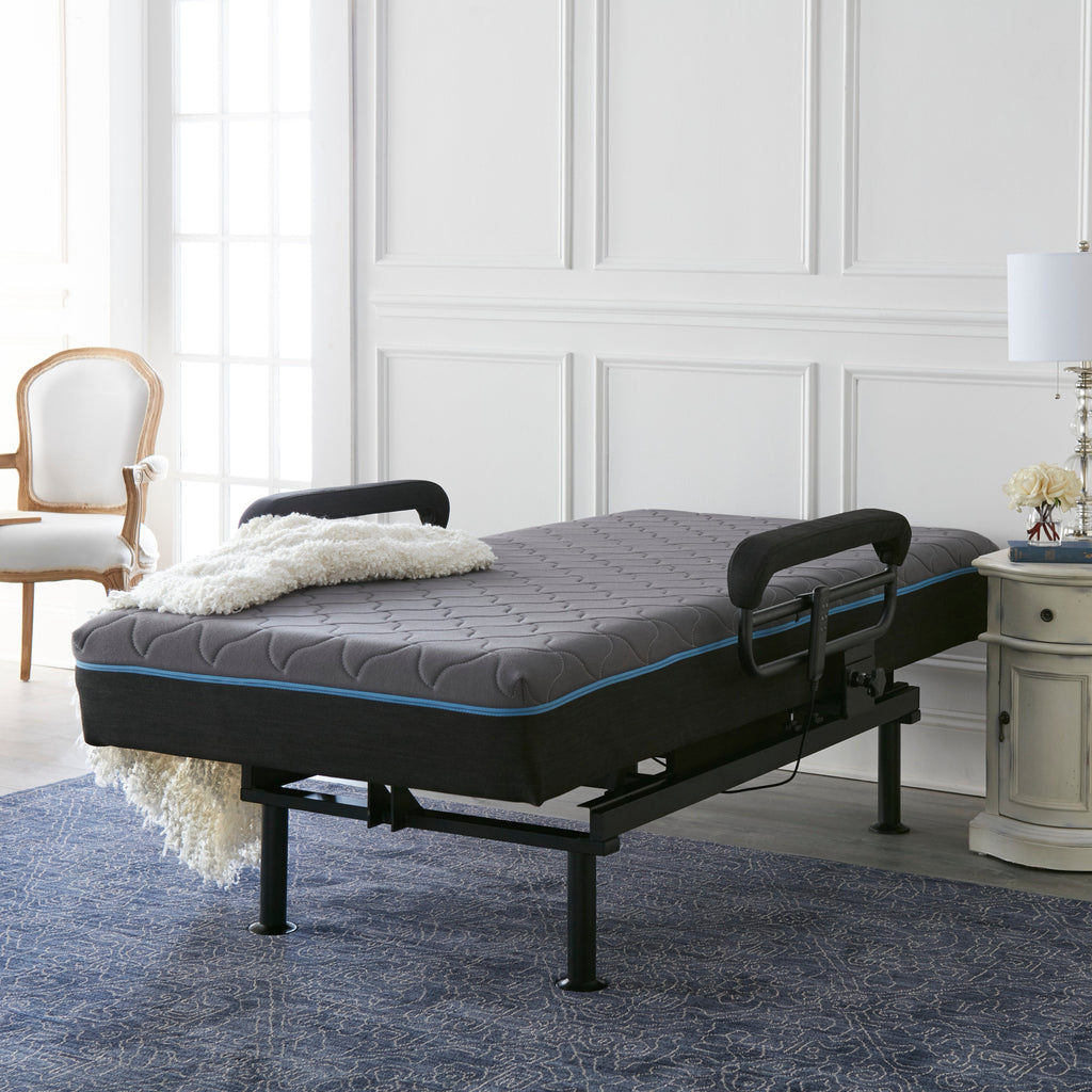 Twin XL Adjustable Sleep to Stand Bed with Convenient Lift Assist TXL