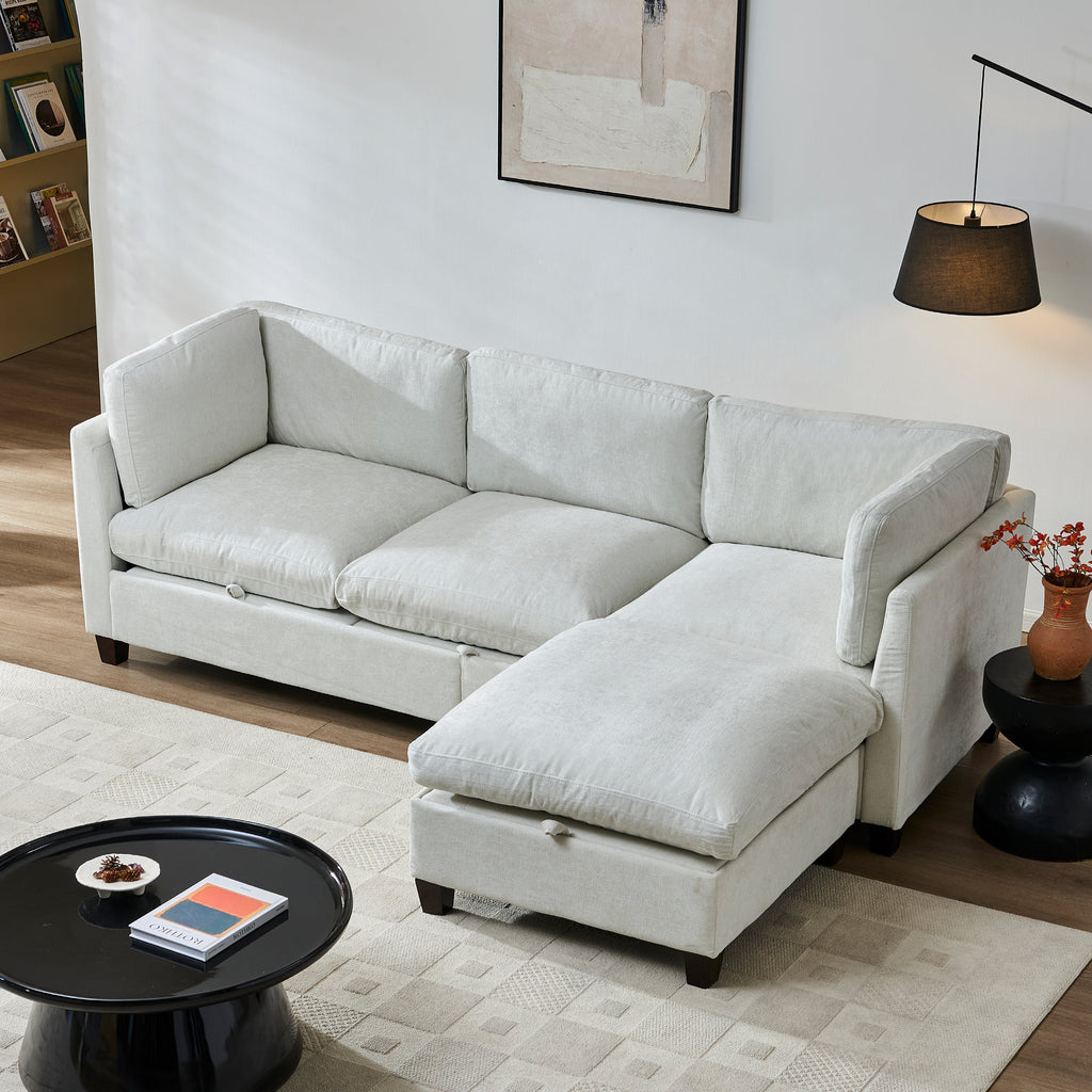 96.5" Sectional Couch for Living Room
