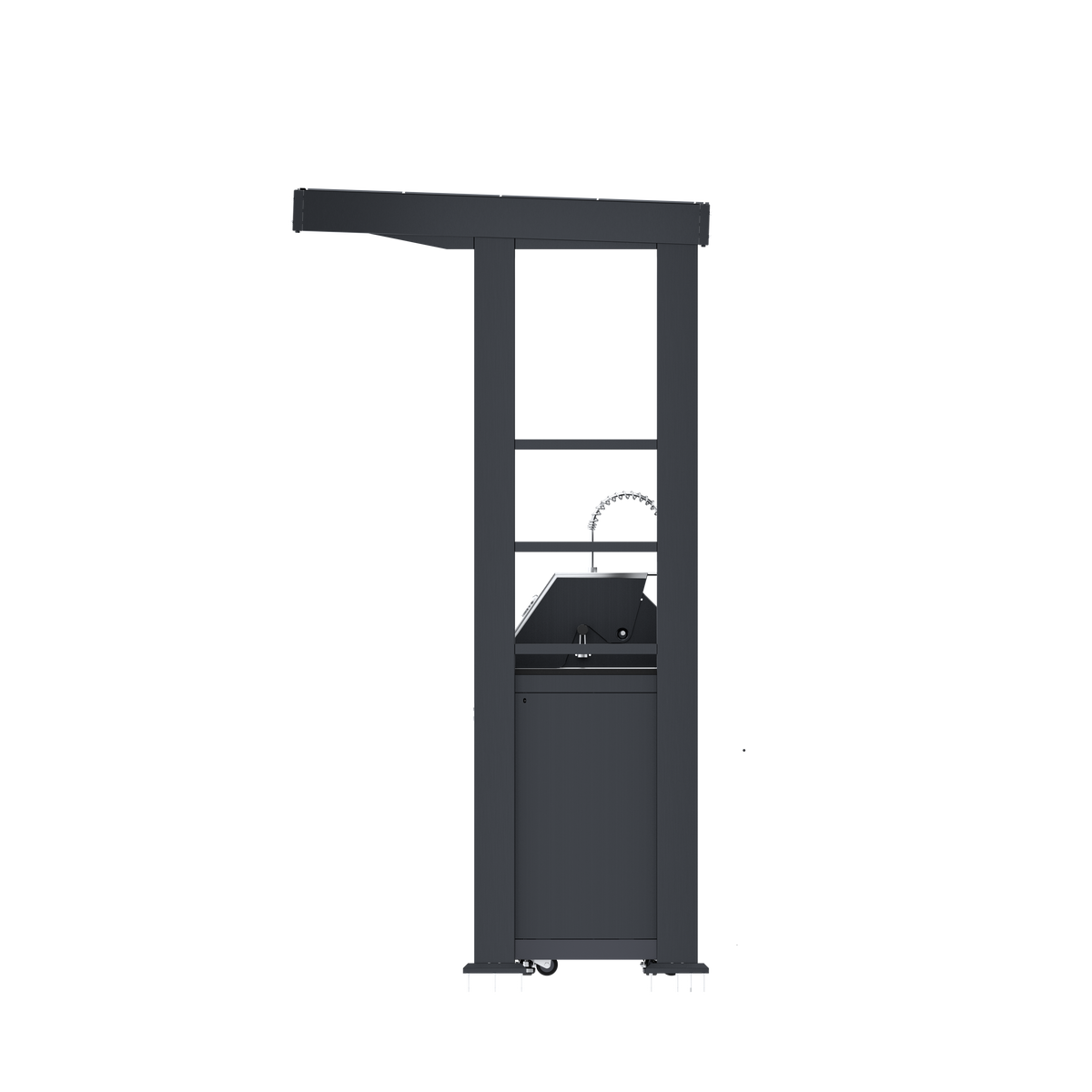 97-Inch 4-Burner Deluxe Stainless Steel Outdoor Kitchen Grill