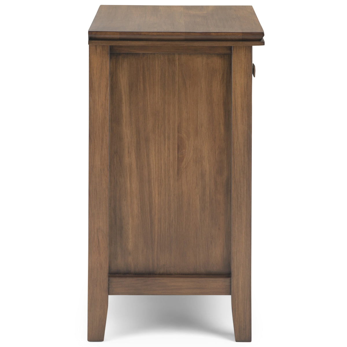 Artisan 24 Inch Wide Solid Wood Bedside Table in Rustic