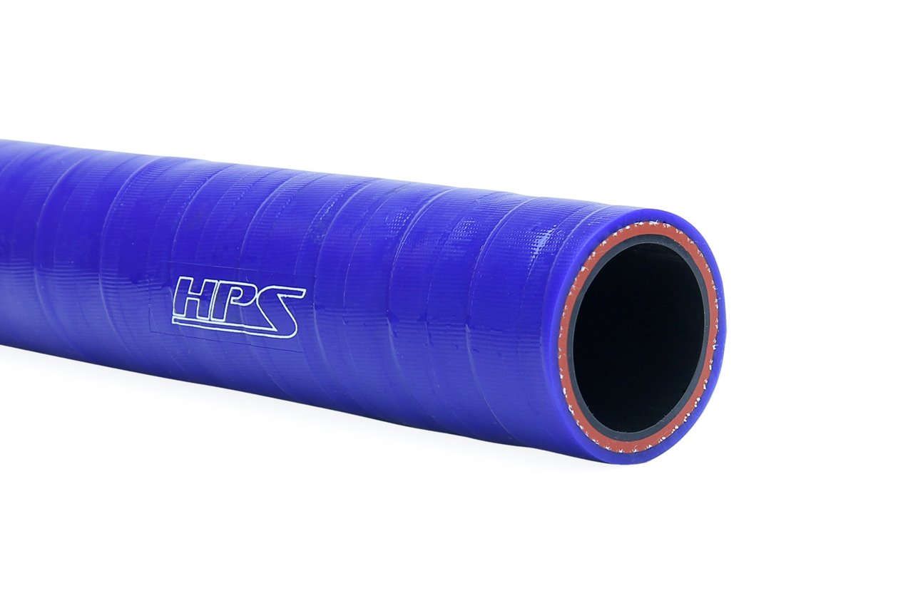 HPS Performance Products HPS 3/8" (9.5mm), FKM Lined Oil Resistant High Temperature Reinforced Silicone Hose, Black or Blue
