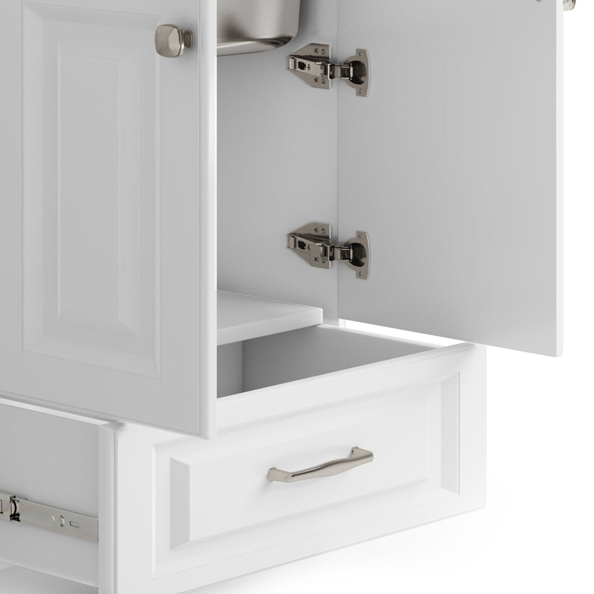 Lawrence 28" Laundry Cabinet with Faucet and Stainless Steel Sink