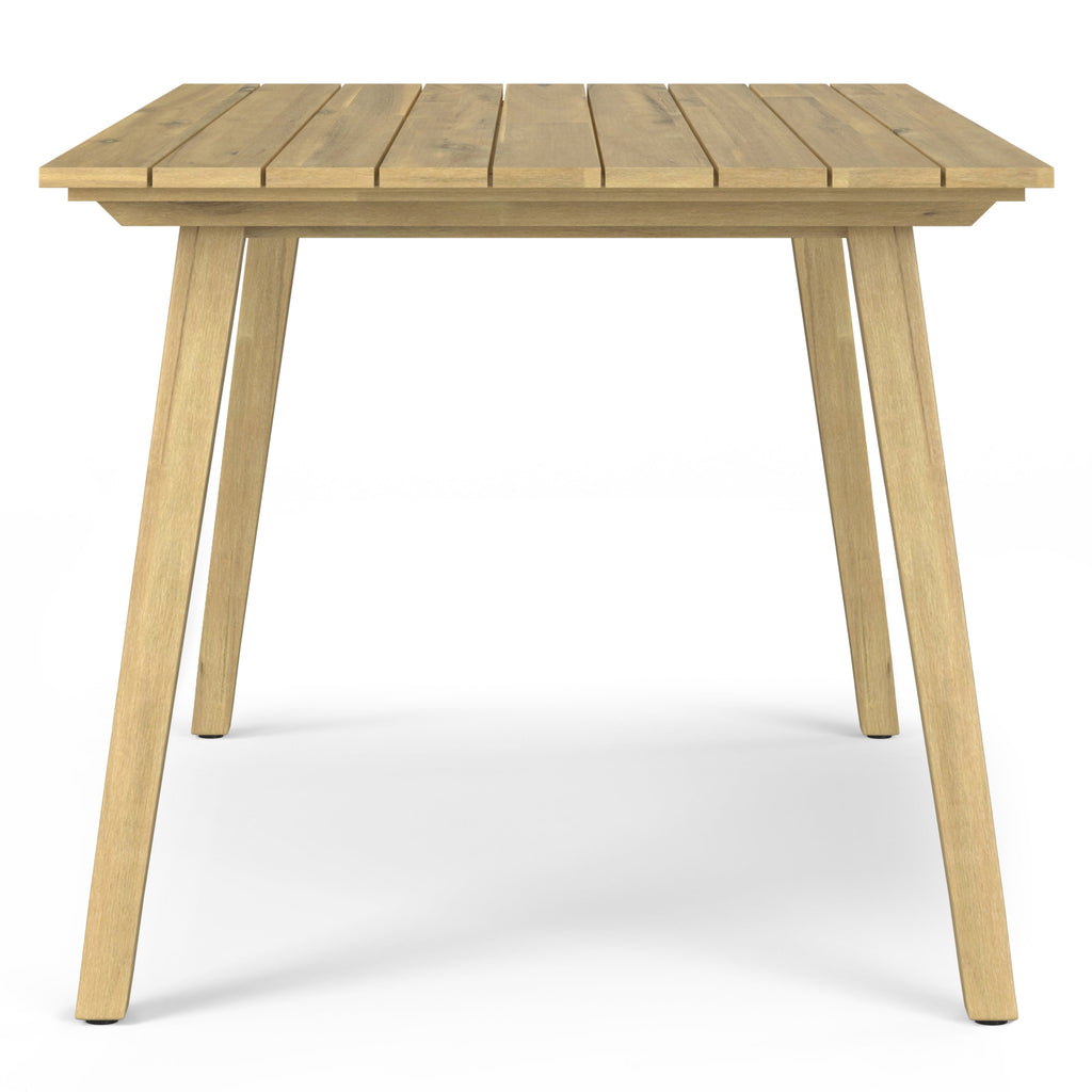 Kona Outdoor Dining Table - Light Teak