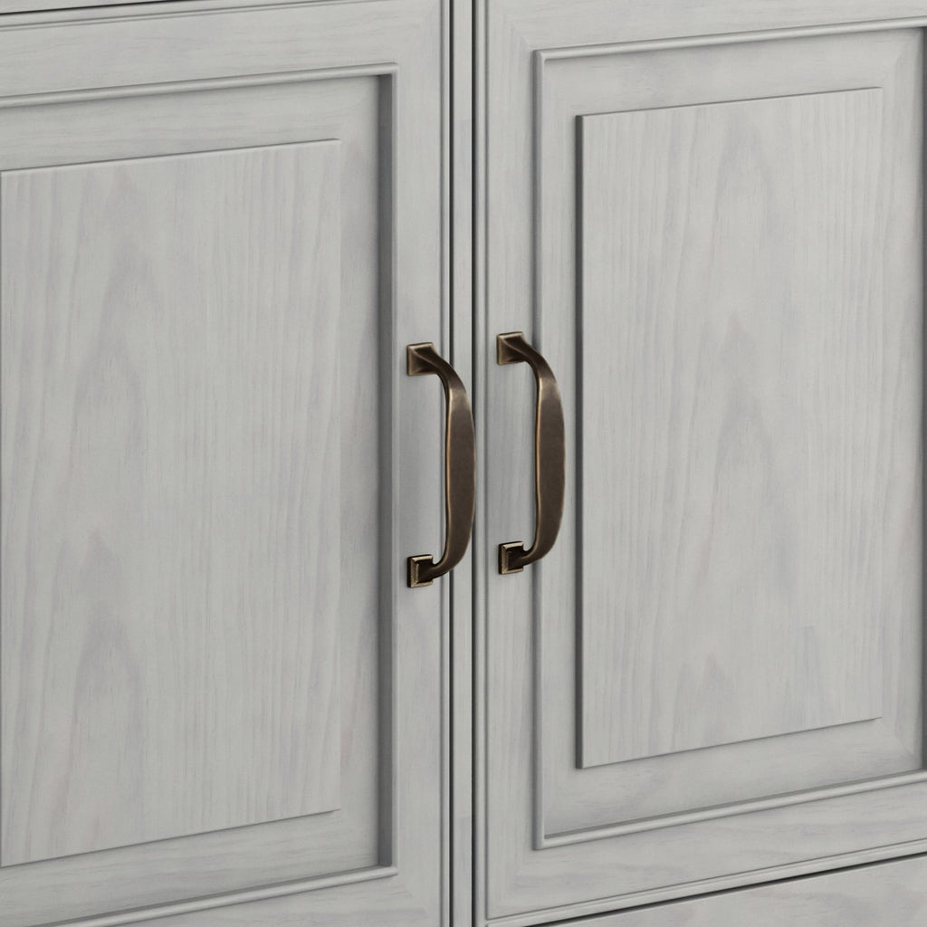 Connaught Solid Wood Entryway Storage Cabinet in Fog