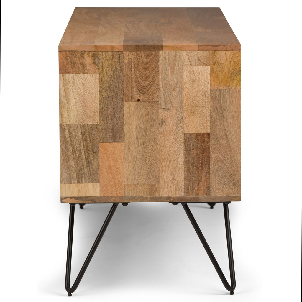 Hunter 60 Inch Wide Solid Mango Wood TV Stand