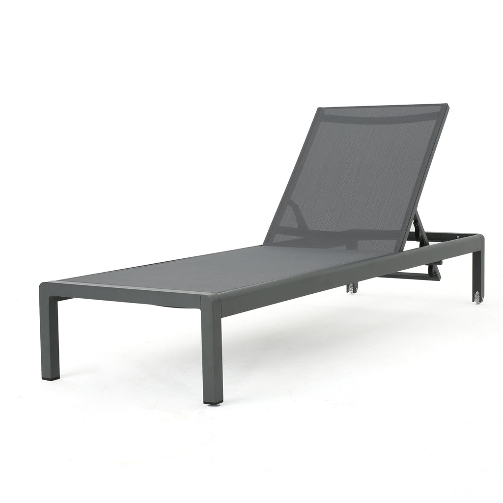 Cape Coral KD Chaise Lounge Grey (Set of 2)