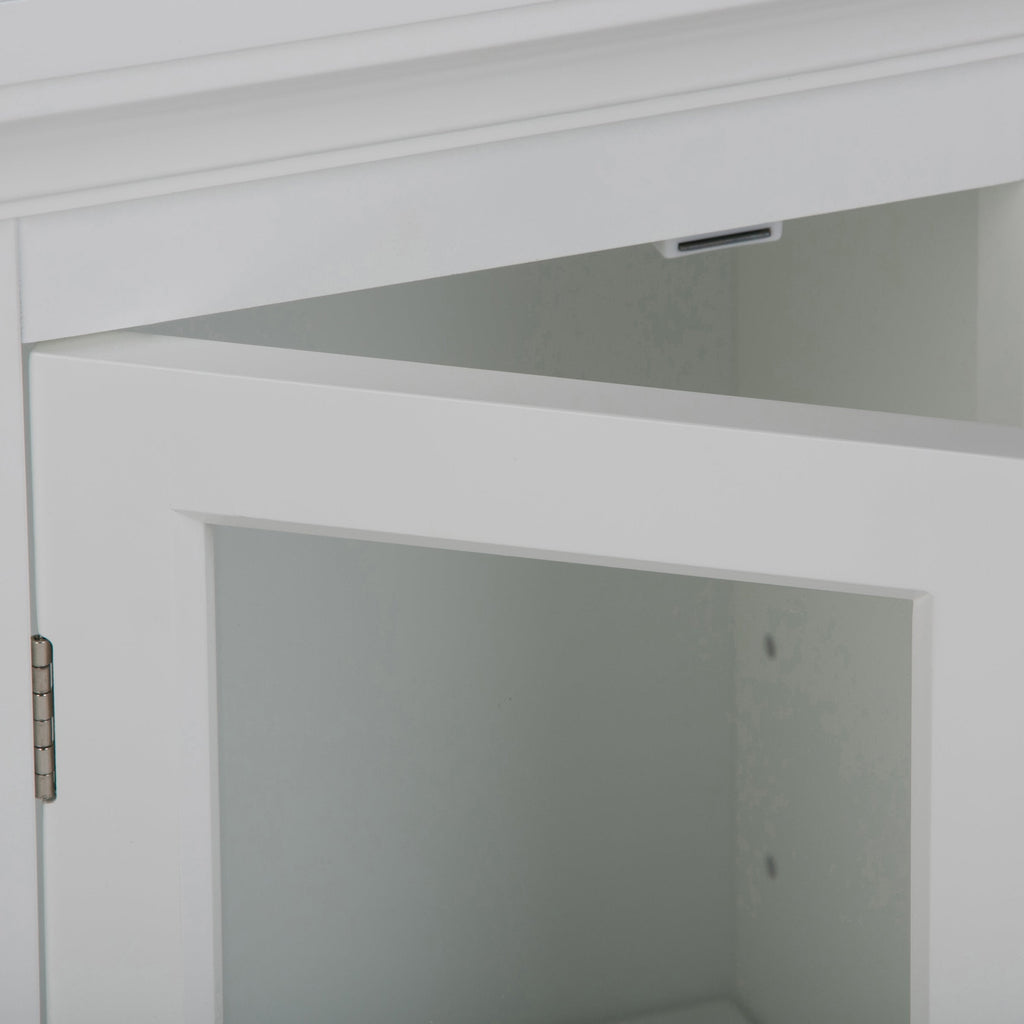 Avington 15 Inch Wide Solid Wood Single Door Wall Cabinet in Pure