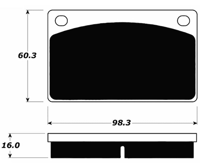Porterfield Brake Pads for 1969 VOLVO 160 Series
