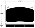 Porterfield Brake Pads for 1977 JAGUAR XJR-S