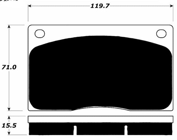 Porterfield Brake Pads for 1977 JAGUAR XJR-S