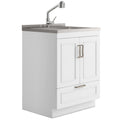 Cardinal 28" Laundry Cabinet with Faucet and Stainless Steel Sink