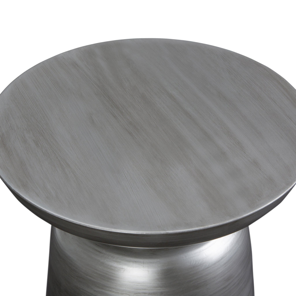 Toby 17 Inch Wide Modern Industrial Metal Accent Table