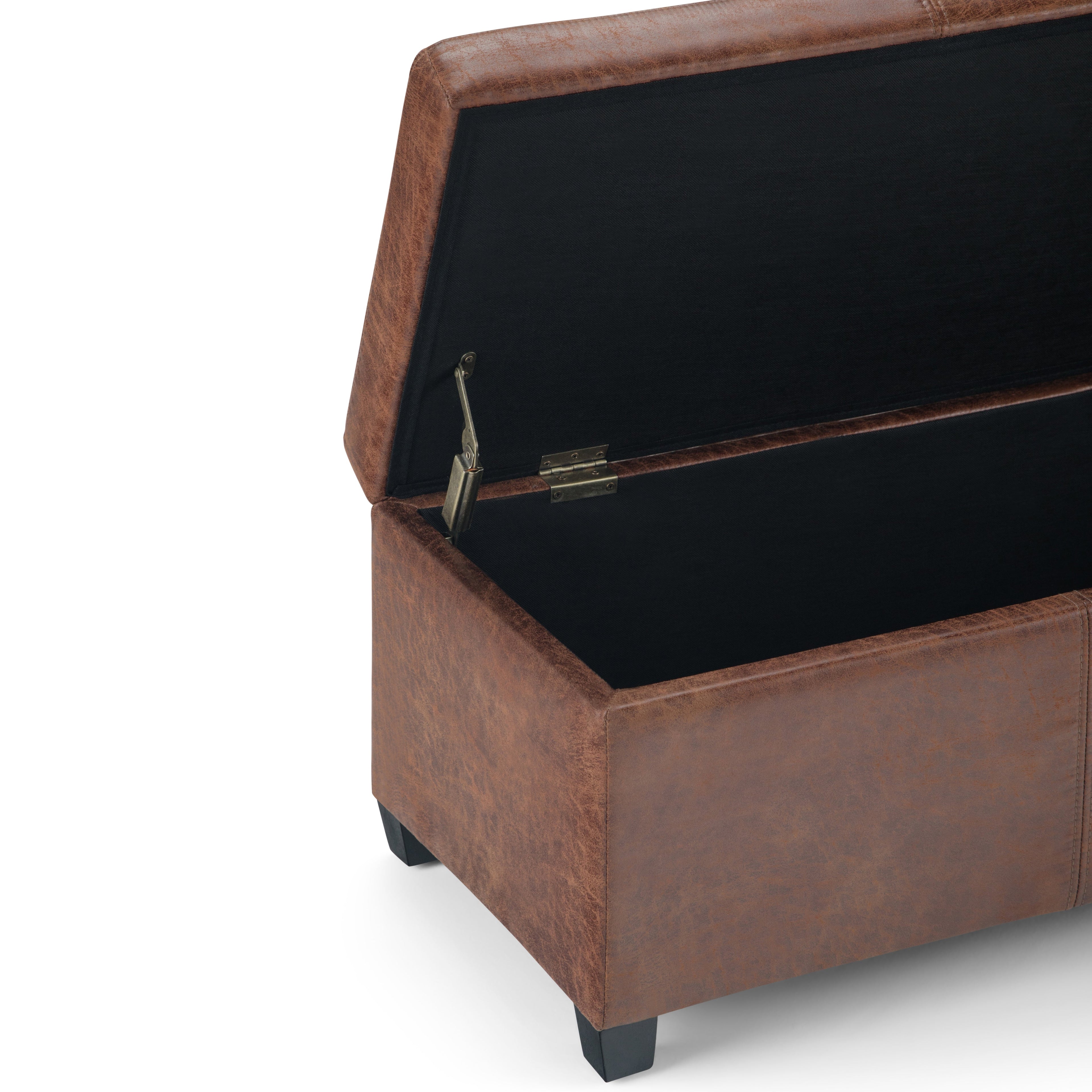 Avalon 48 Inch Wide Storage Ottoman Bench