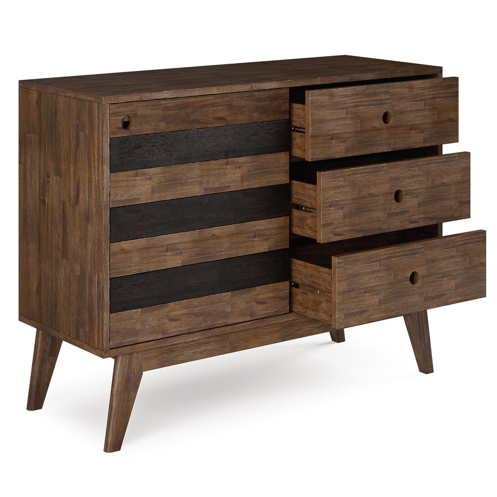 Clarkson 48 Inch Wide Solid Wood Medium Storage in Rustic