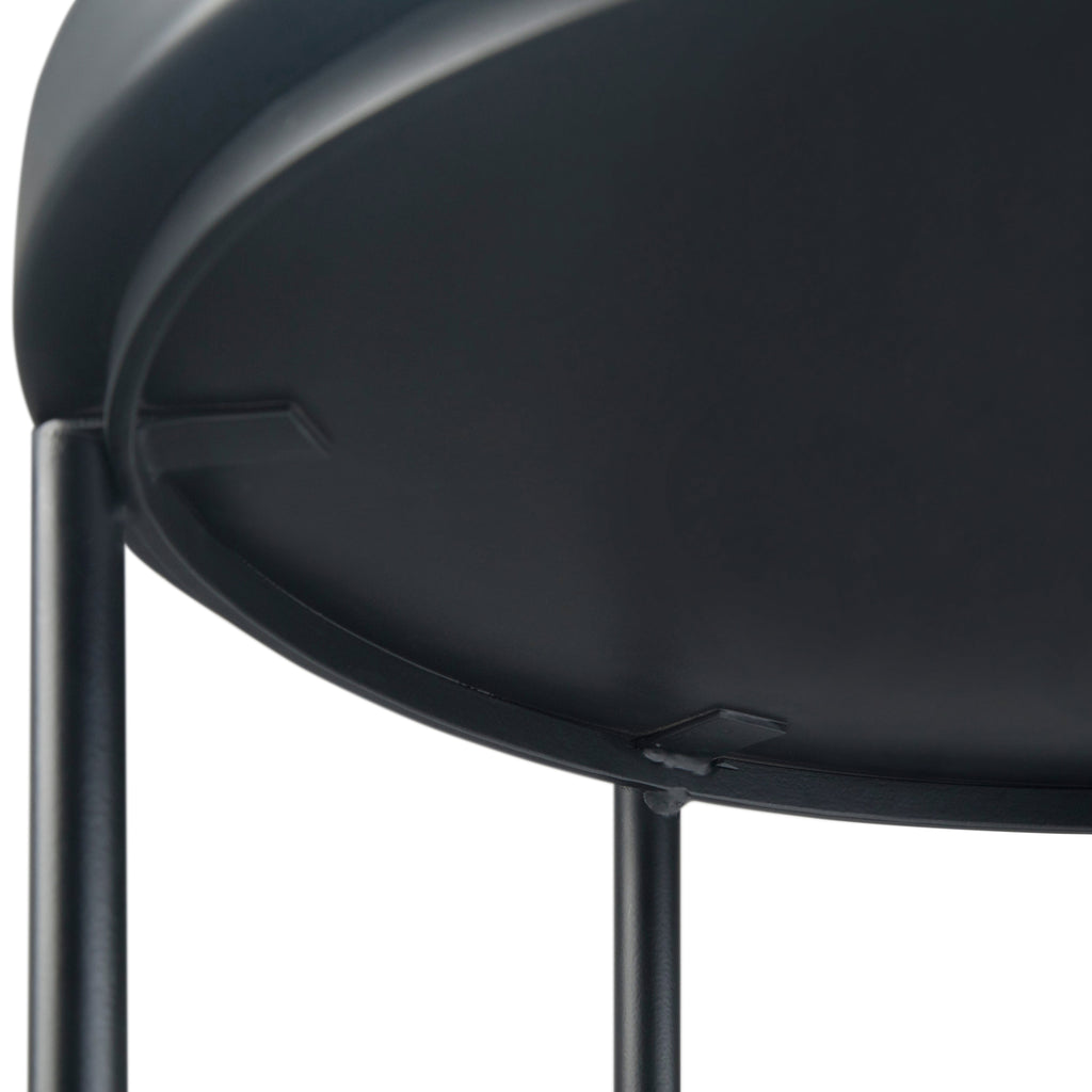 Monet 18 Inch Wide Metal Side Table