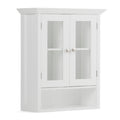 Acadian 24 Inch Wide Solid Wood Double Door Wall Cabinet