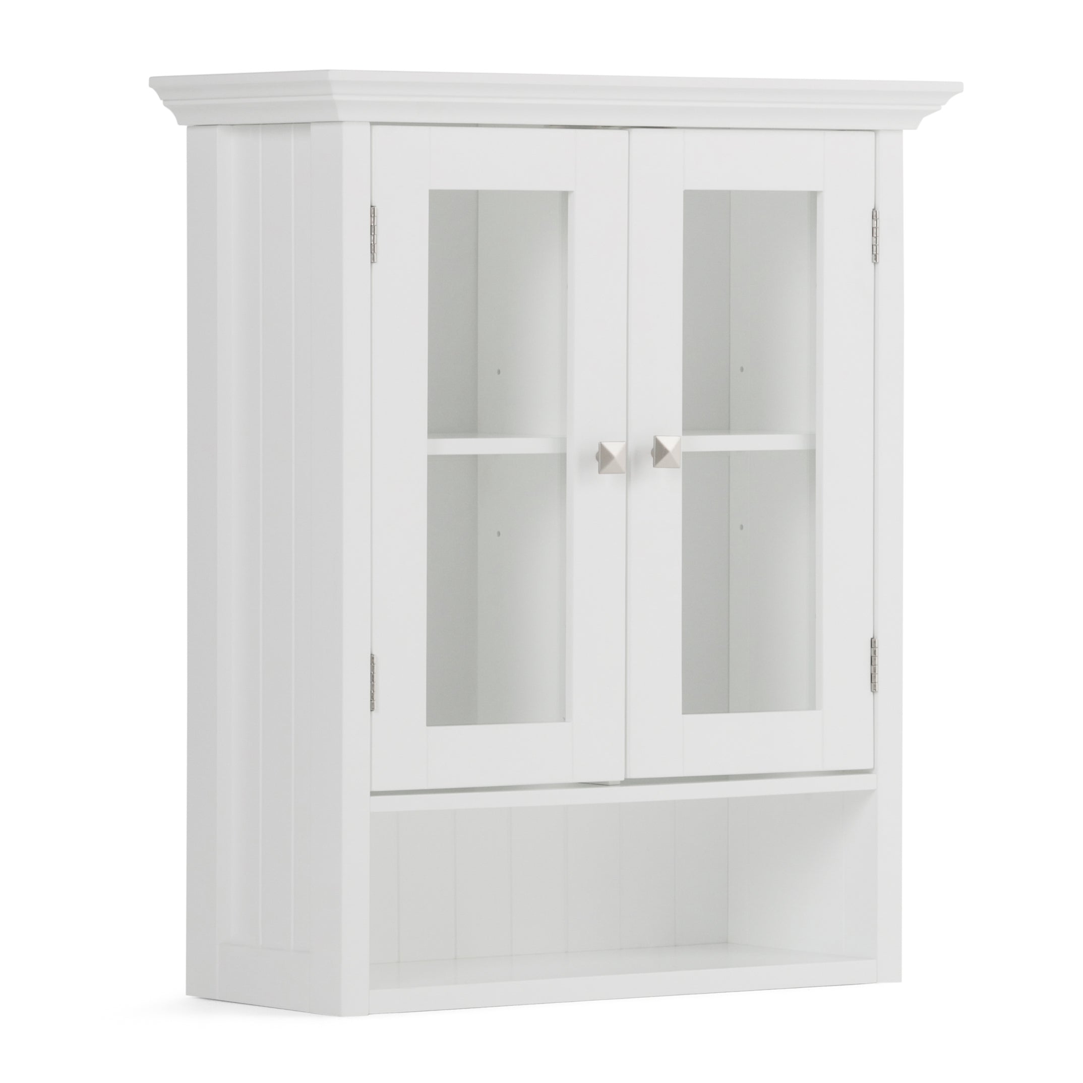 Acadian 24 Inch Wide Solid Wood Double Door Wall Cabinet