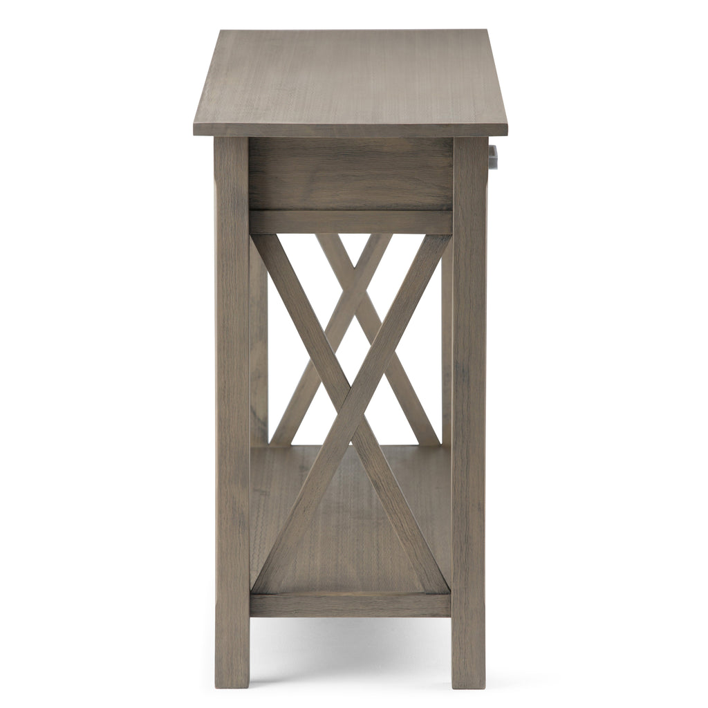 Kitchener 47 Inch Wide Solid Wood Console Sofa Table in Farmhouse