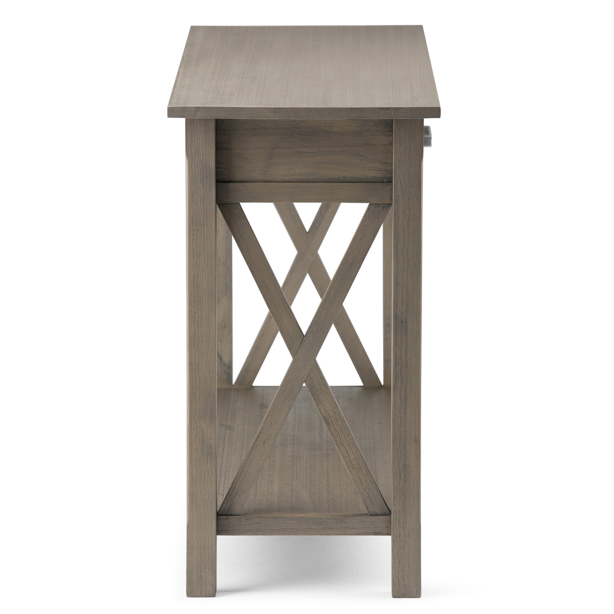 Kitchener 47 Inch Wide Solid Wood Console Sofa Table in Farmhouse