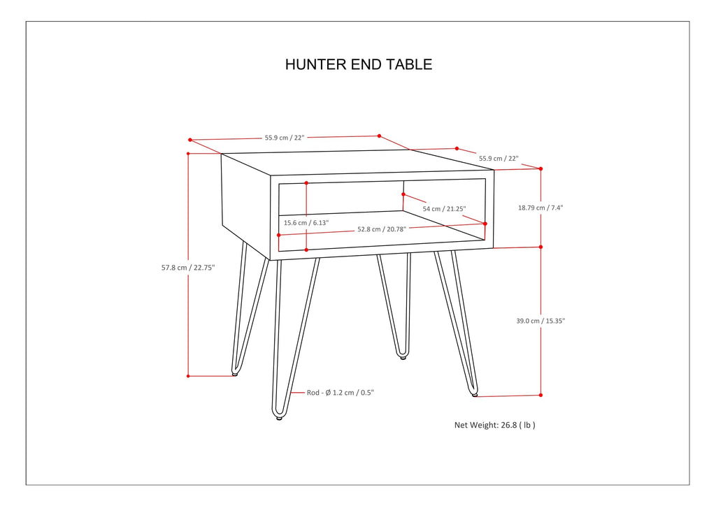 Hunter End Table