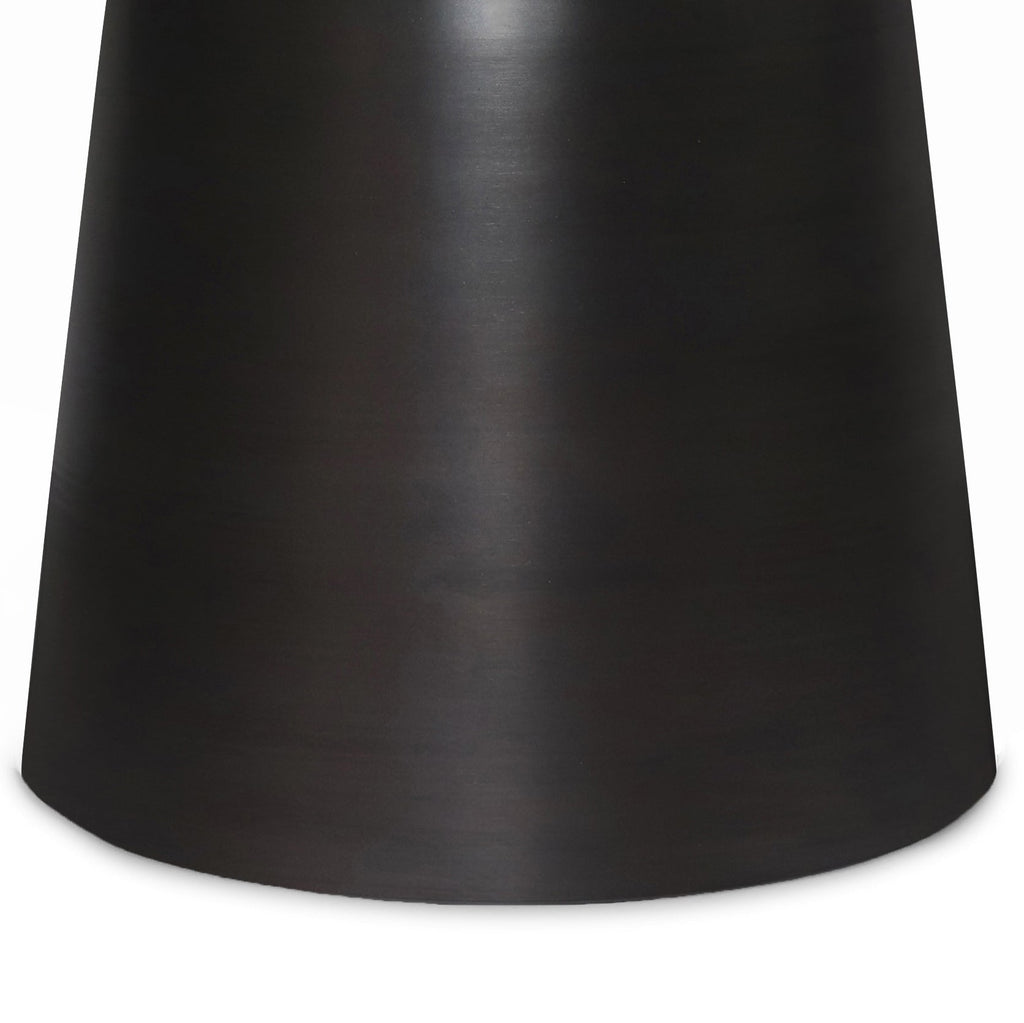 Toby 17 Inch Wide Modern Industrial Metal Accent Table