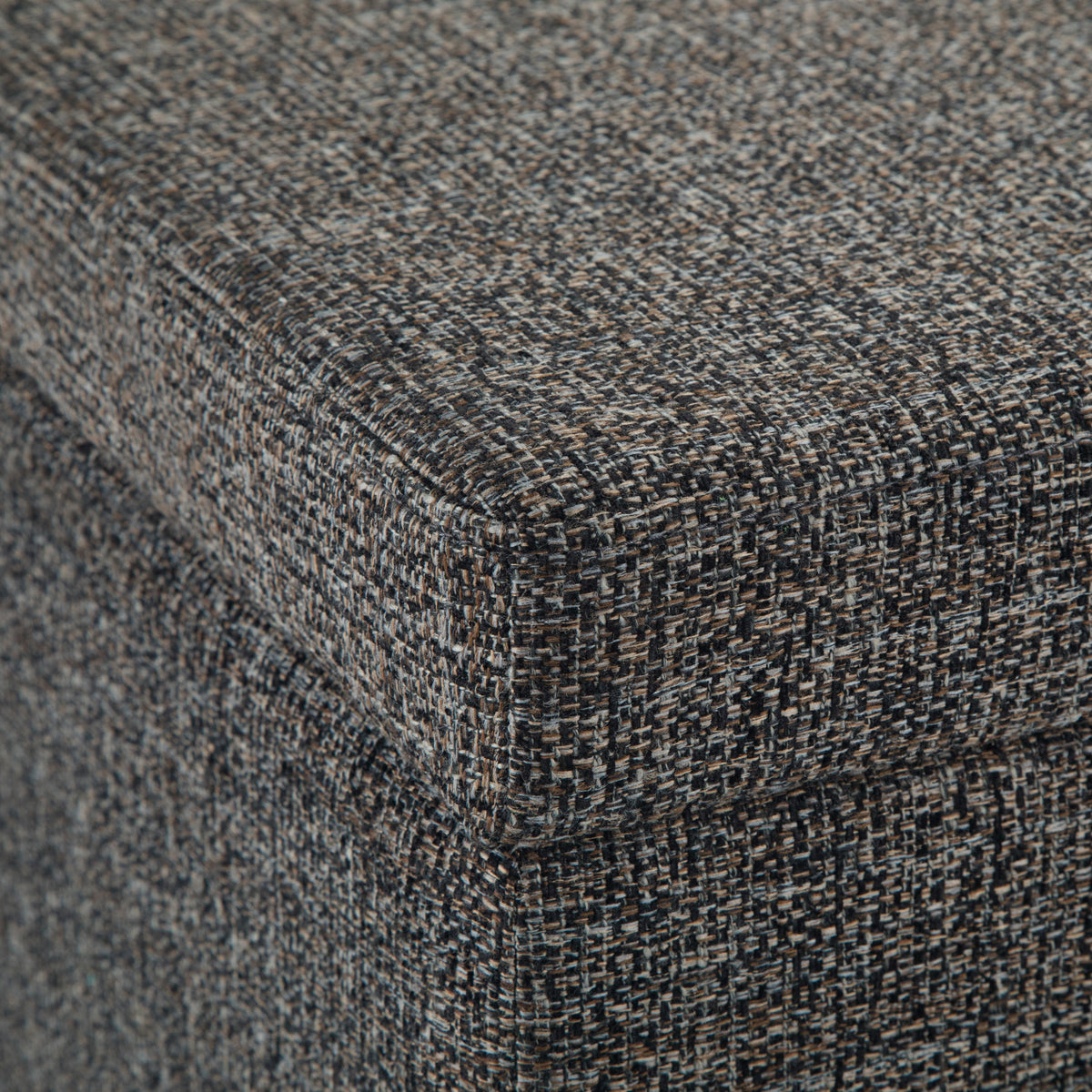 Avalon 48 Inch Wide Storage Ottoman Bench in Dark