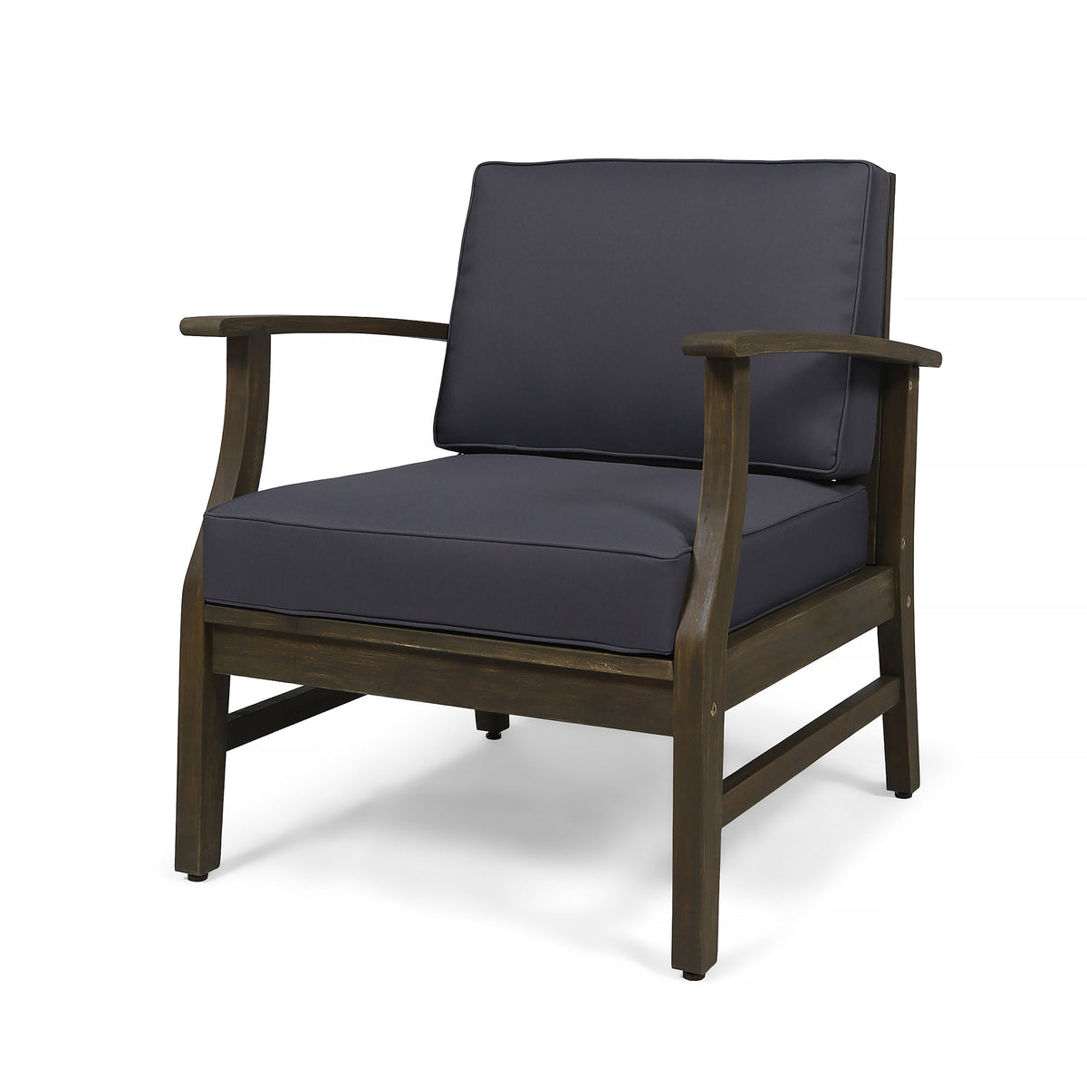 Perla Club Chairs Set of 2, Dark