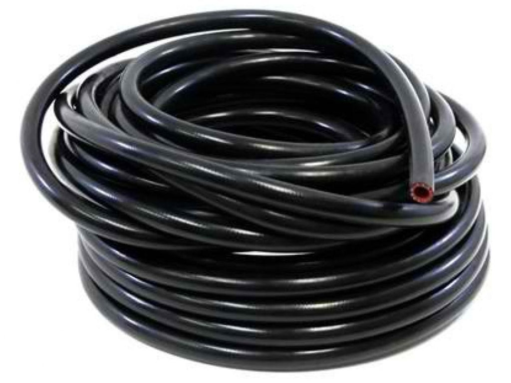 HPS High Temp 5/32" ID (4mm) Reinforced Silicone Heater Hose Black