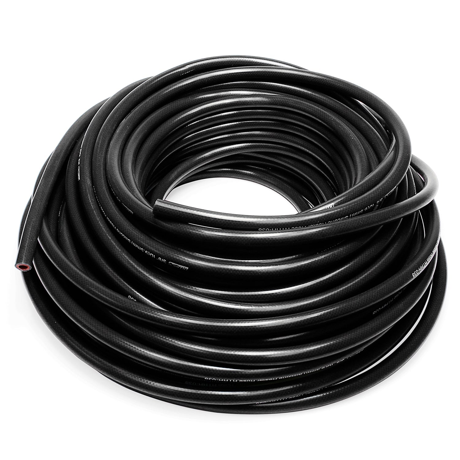 HPS High Temp 5/16"ID(8mm)Reinforced Silicone Heater Hose Black-50 Ft Roll
