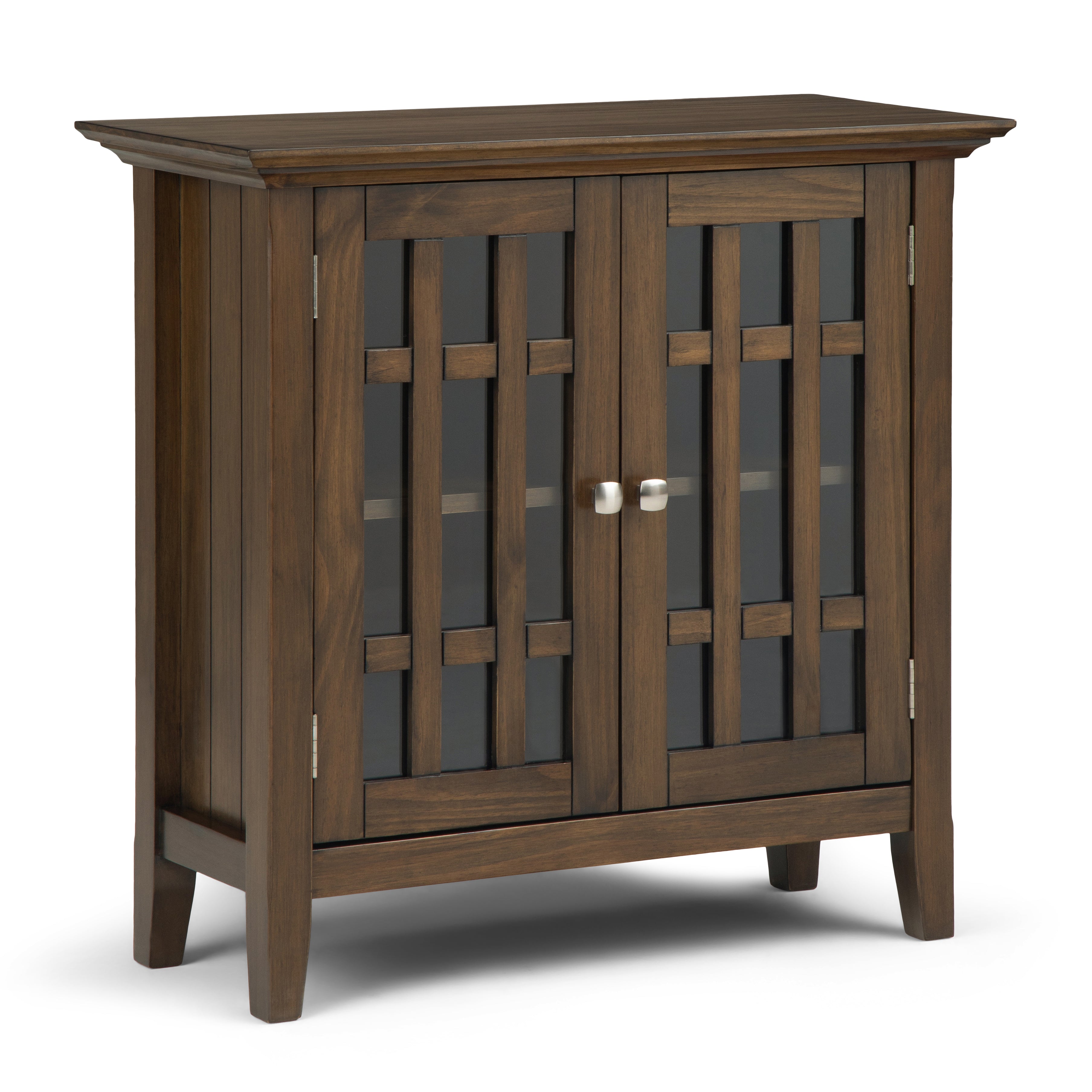 Bedford 32 Inch Wide Solid Wood Low Storage Media Cabinet