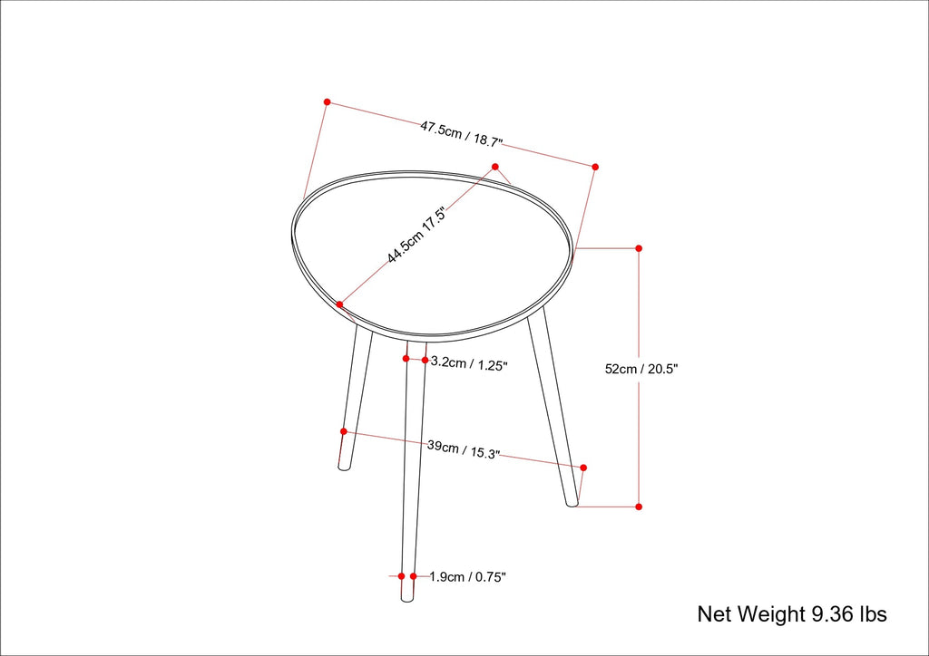 Tanner Metal Side Table