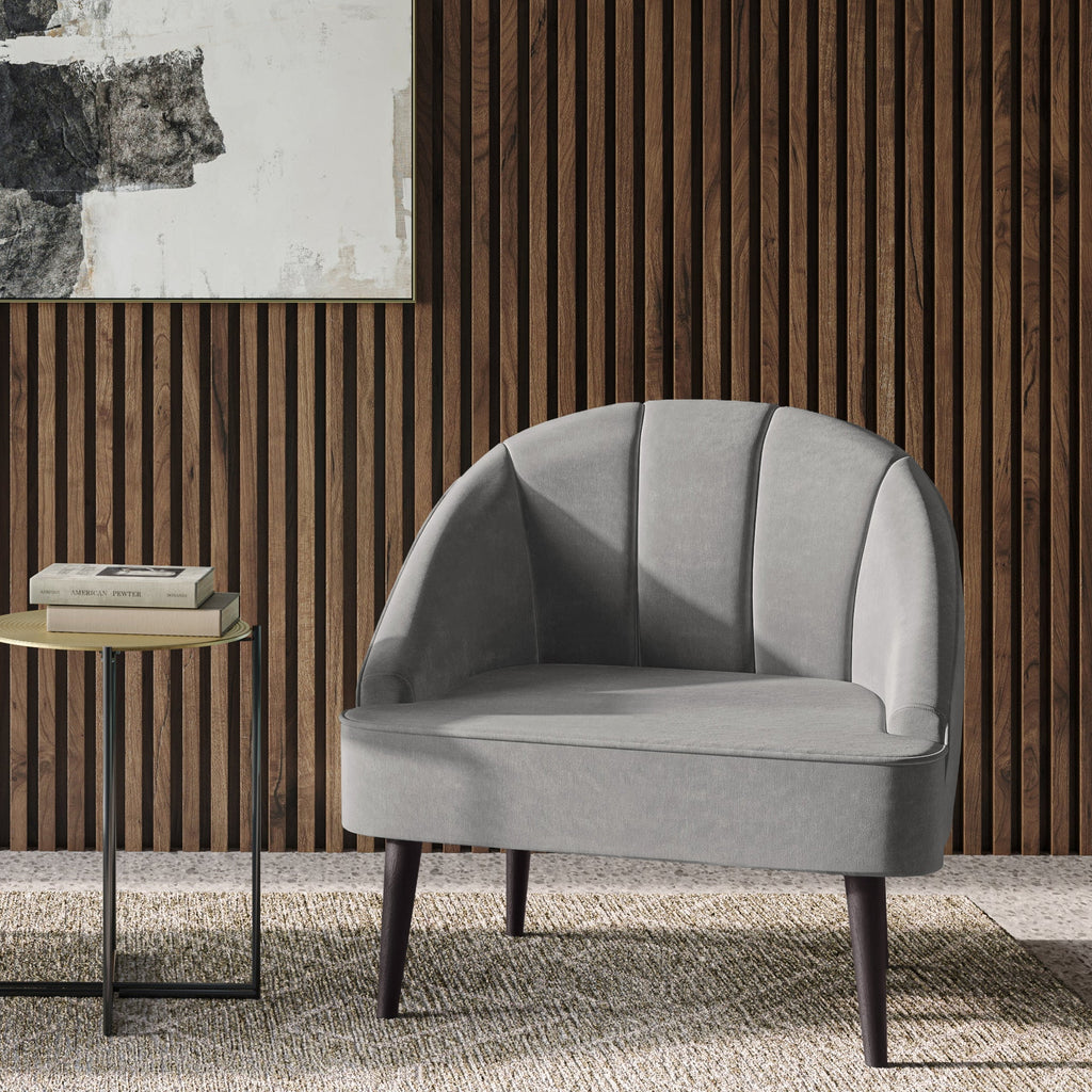 Harrah Accent Chair - Smoky Grey