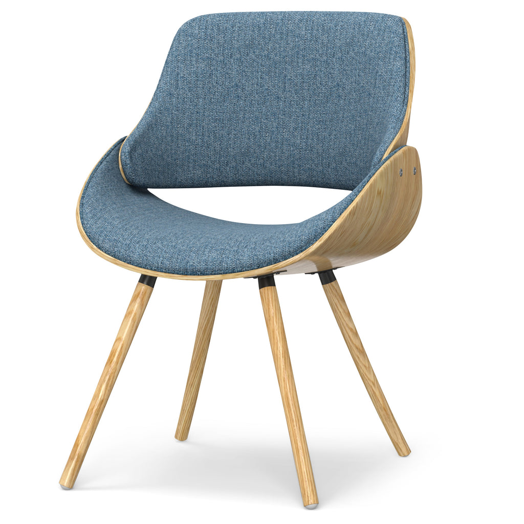 Malden - Bentwood Dining Chair with Wood Back - Denim