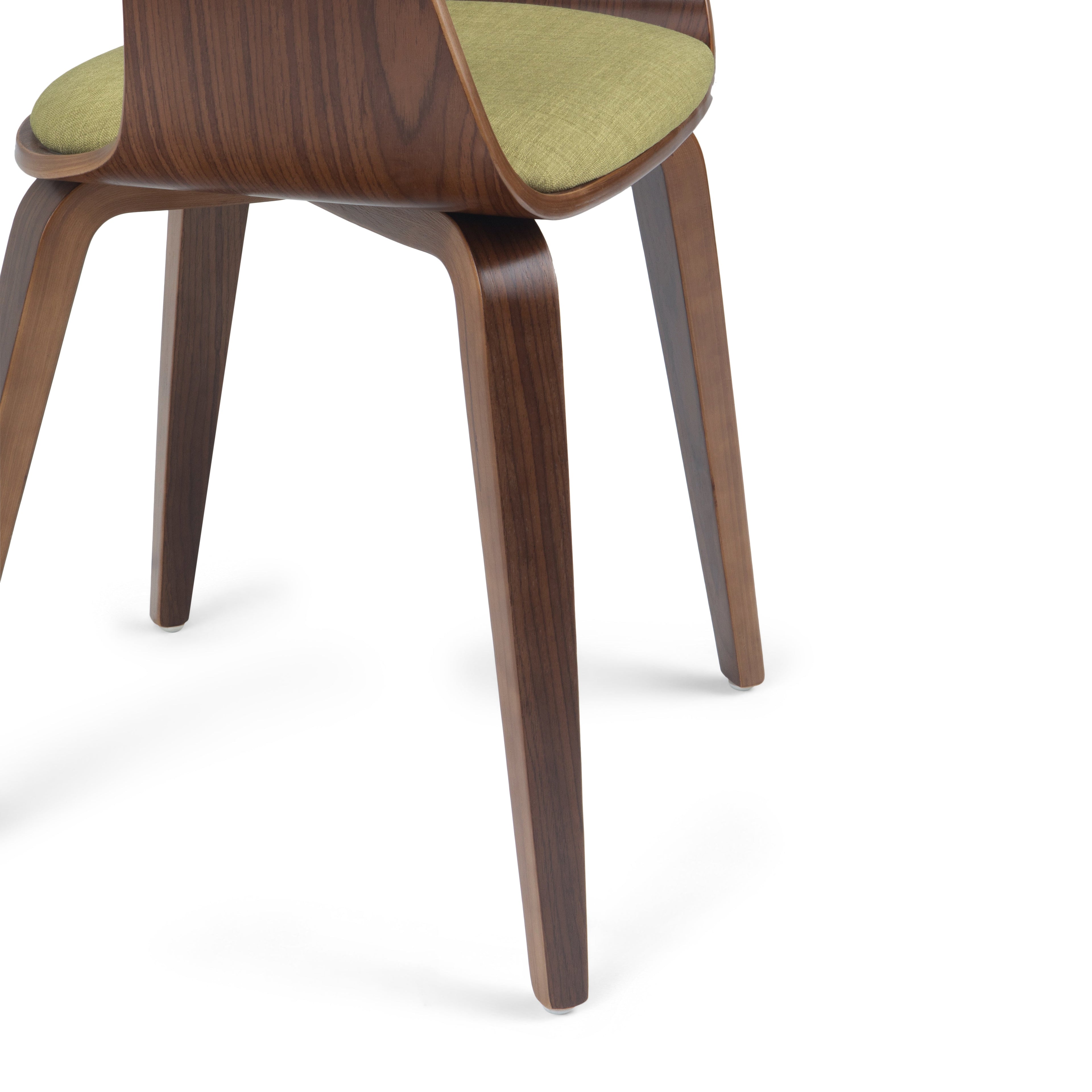 Lowell Bentwood Dining Chair - Acid Green Linen Look