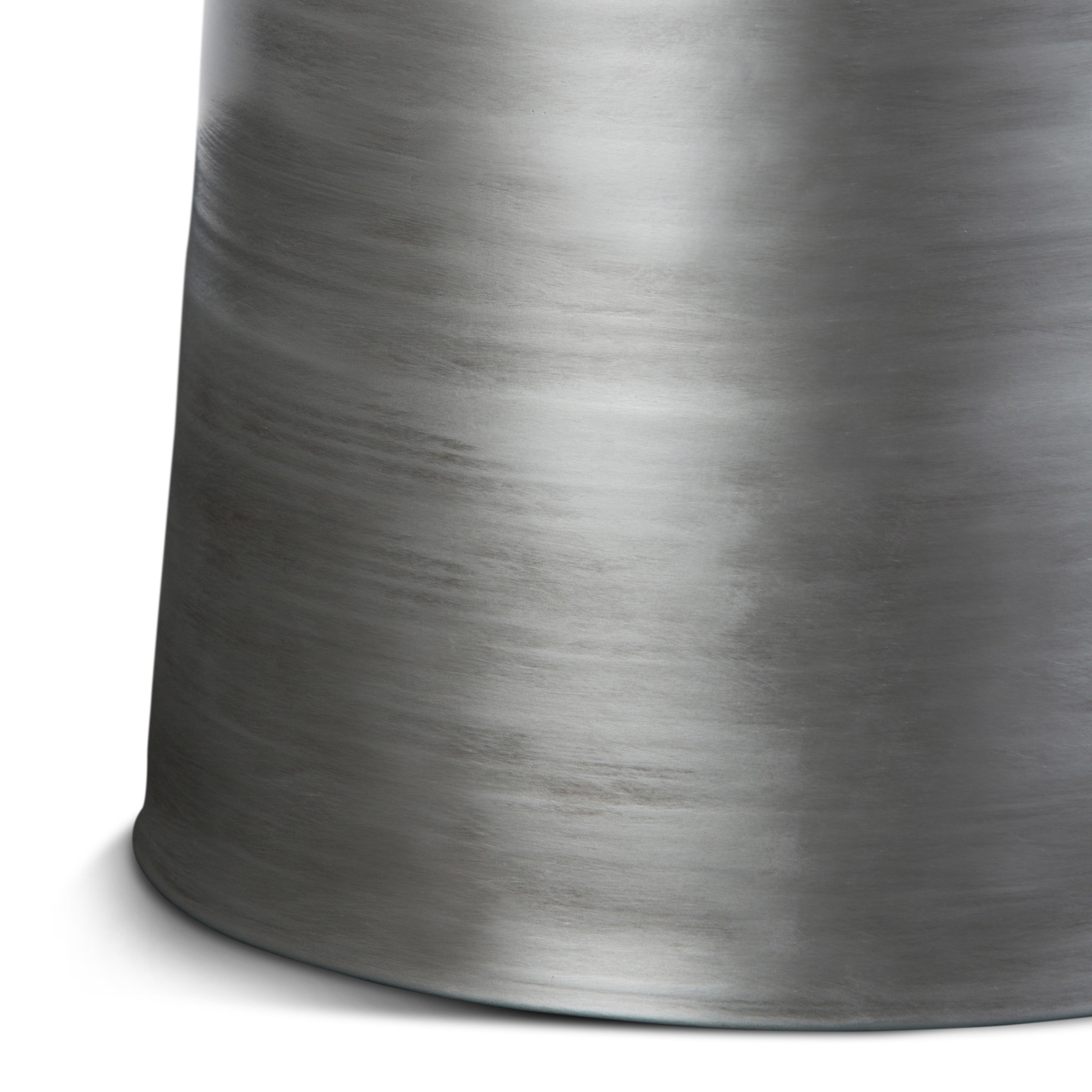 Toby 17 Inch Wide Modern Industrial Metal Accent Table