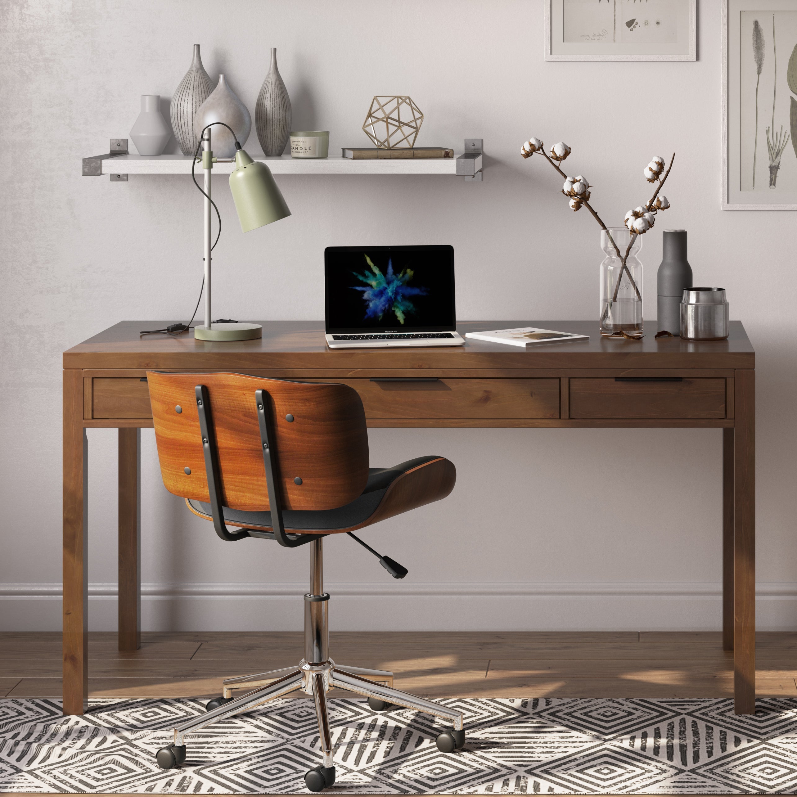Hollander - Desk - Medium Saddle