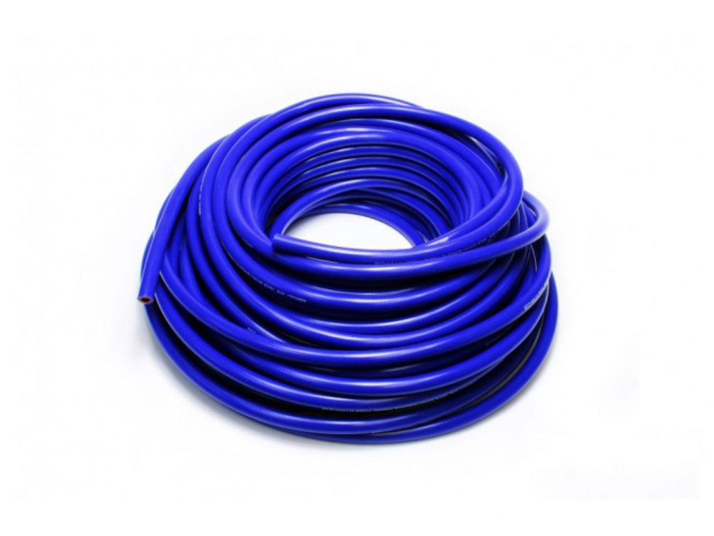 HPS High Temp 3/8" ID (9.5mm) Reinforced Silicone Heater Hose Blue - 100F