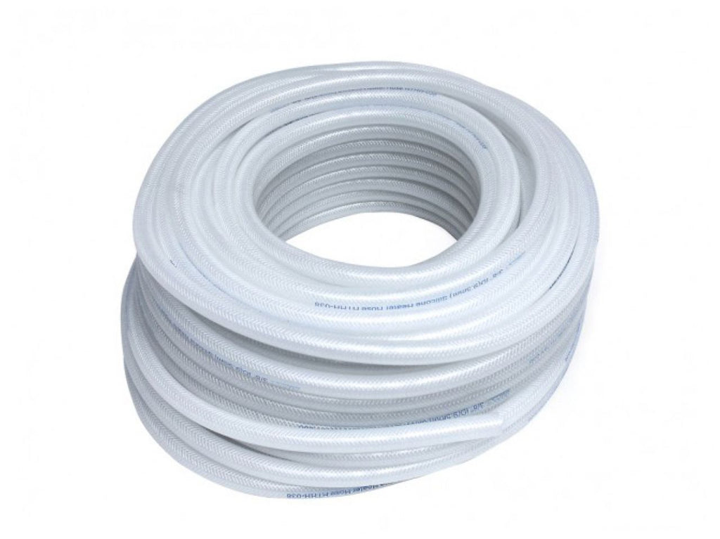 HPS High Temp 3/8" ID (9.5mm) Reinforced Silicone Heater Hose Clear - 100F