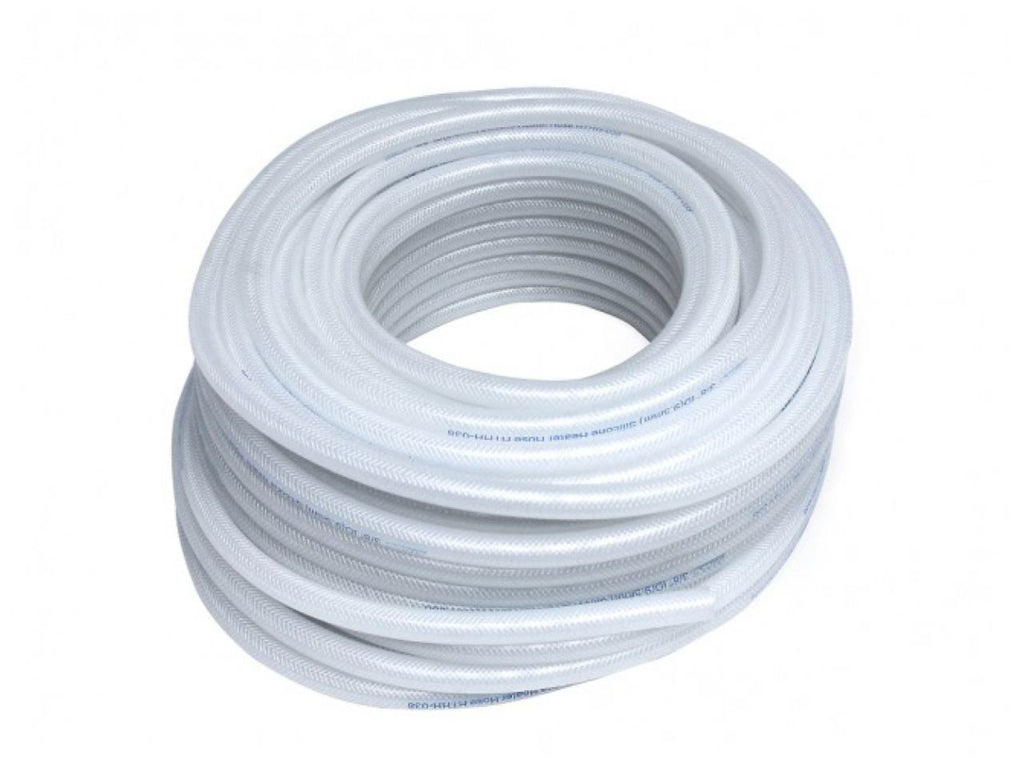 HPS High Temp 3/4" ID (19mm) Reinforced Silicone Heater Hose Clear - 100F