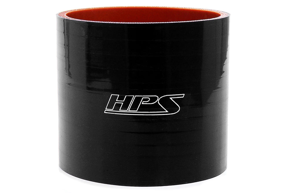 HPS Performance Products HPS 3-1/4" (83mm) Silicone Straight Coupler Hose, High Temperature 4-ply Reinforced