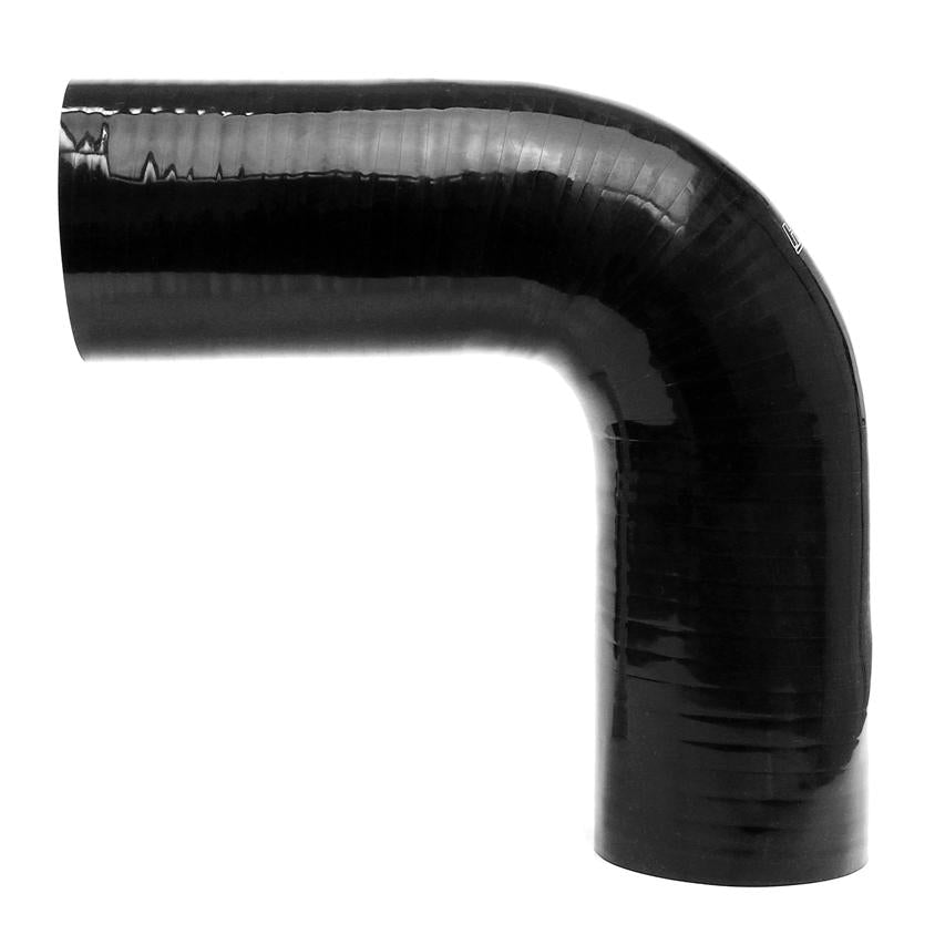 HPS Performance Products HPS 3-1/2" ID, Silicone 90 Degree Elbow Coupler Hose, High Temp 4-ply Reinforced