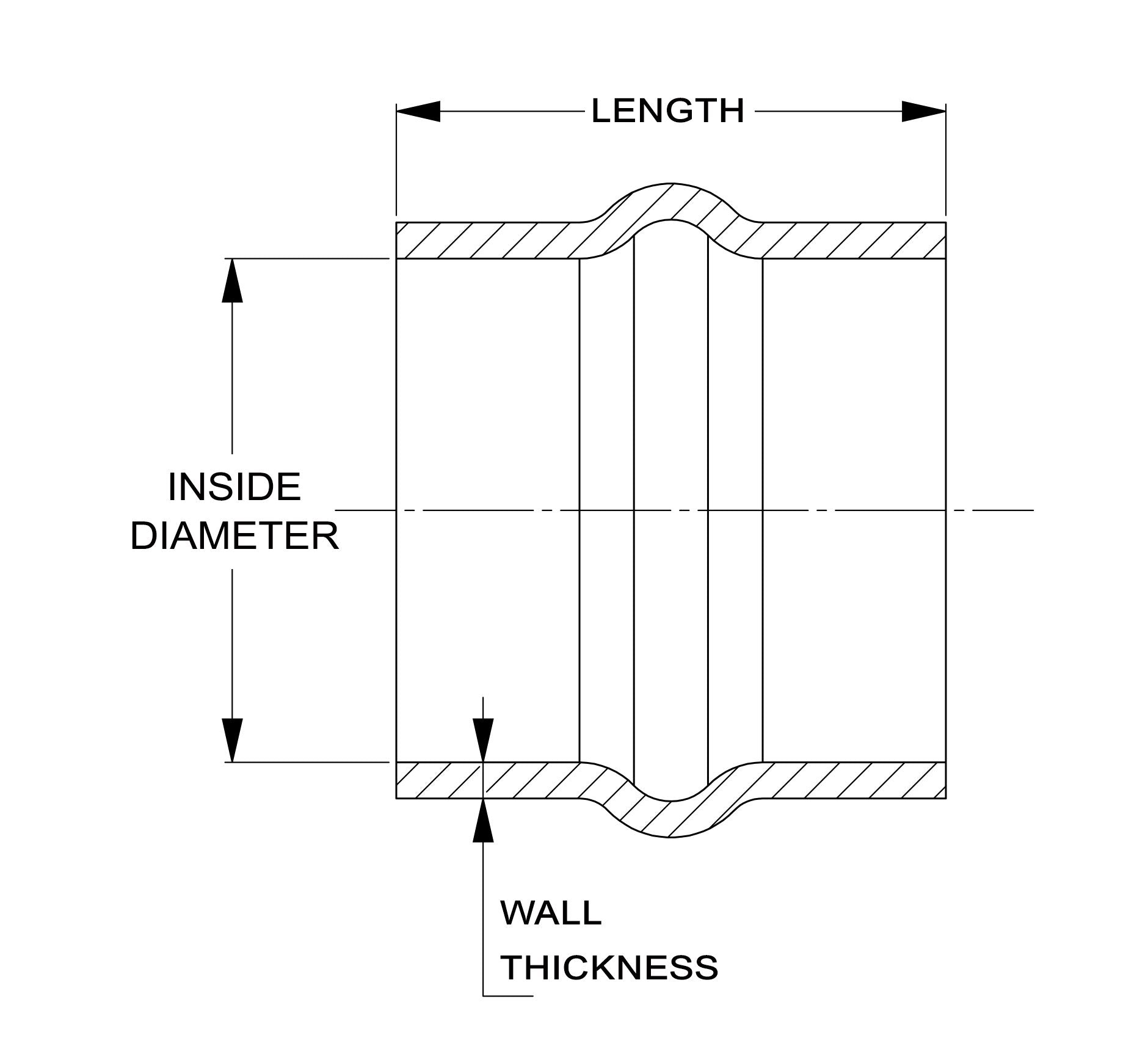 HPS Performance Products HPS 10" ID, 6" Length, Silicone Straight Hump Coupler Hose Hot Side, Ultra High Temp 6-ply Aramid Reinforced, Max. Temperature: 500F, 254mm ID
