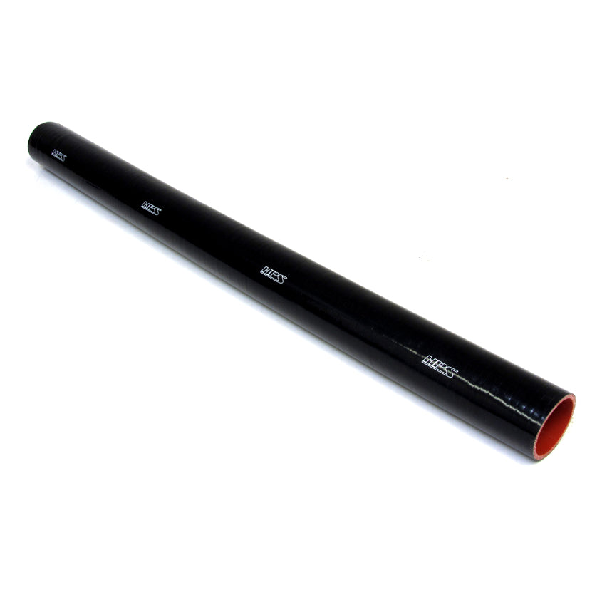 HPS 2-9/16" ID, 3 Feet Length, Silicone Straight Coupler Coolant Tube Hose, High Temp 4-ply Reinforced, Black, 65mm ID